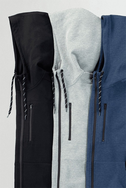 Мужская толстовка GAP с капюшоном 1159837426 (Черный XL)