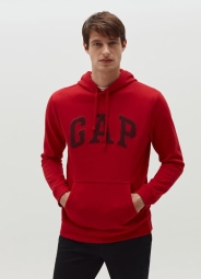 Мужская толстовка GAP худи с капюшоном и карманами 1159759798 (Красный, XXL)