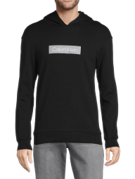 Мужское худи Calvin Klein с логотипом 1159777148 (Черный, XL)