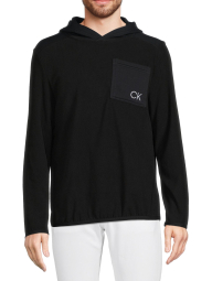 Мужское худи Calvin Klein кофта-флиска с капюшоном 1159780591 (Черный, M)