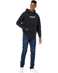 Толстовка Levi's мужское худи 1159783478 (Черный, XS)