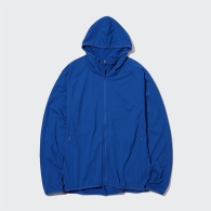 Толстовка DRY-EX с защитой от ультрафиолета Uniqlo UV Protection 1159789457 (Синий, 3XL)