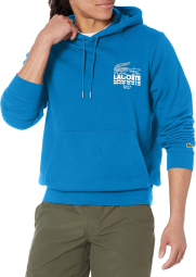 Мужское худи Lacoste с логотипом 1159790059 (Синий, 4XL)