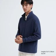 Флисовая толстовка UNIQLO 1159799163 (Синий, M)