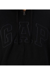 Мужская толстовка на флисе GAP с молнией 1159814489 (Черный, L)