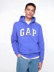 Толстовка на флисе GAP с логотипом 1159836575 (Синий XL)