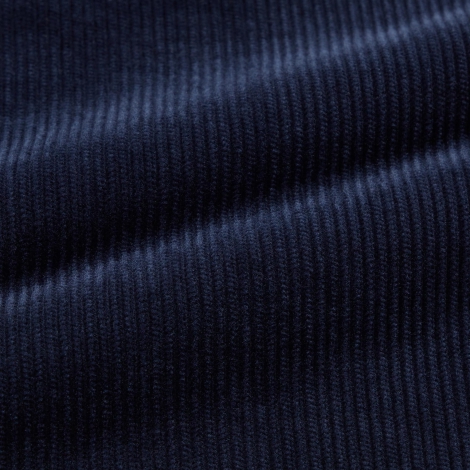 Вельветовая куртка-рубашка UNIQLO на пуговицах 1159795466 (Синий, XXL)