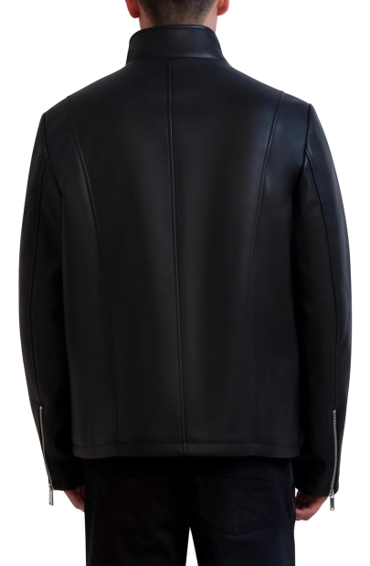 Мужская куртка Karl Lagerfeld Paris из искусственной кожи 1159833908 (Черный M)