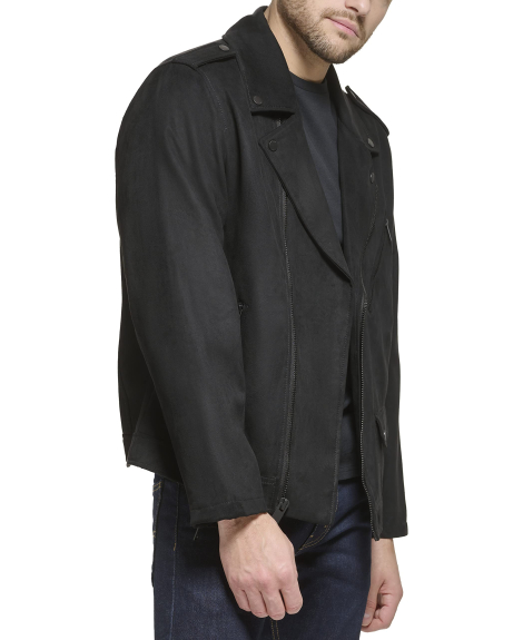 Мужская куртка DKNY из экозамши 1159834614 (Черный XXL)