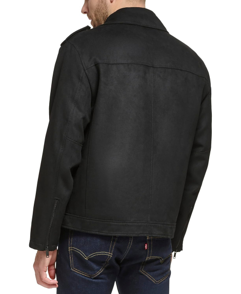 Мужская куртка DKNY из экозамши 1159834614 (Черный XXL)