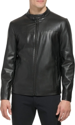 Мужская куртка DKNY из экокожи 1159792283 (Черный, S)
