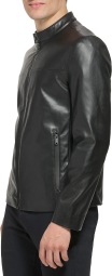 Мужская куртка DKNY из экокожи 1159792283 (Черный, S)