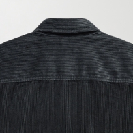 Вельветова куртка-сорочка UNIQLO на ґудзиках 1159793562 (Сірий, XS)