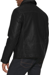 Мужская куртка Tommy Hilfiger из искусственной кожи 1159802269 (Черный, XXL)