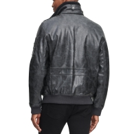 Мужская куртка-бомбер Tommy Hilfiger куртка из искусственной кожи 1159804075 (Черный, S)