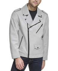 Мужская куртка DKNY из экозамши 1159804432 (Серый, S)