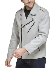 Мужская куртка DKNY из экозамши 1159804432 (Серый, S)