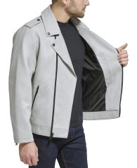 Чоловіча куртка DKNY з екозамші 1159804432 (Сірий, S)