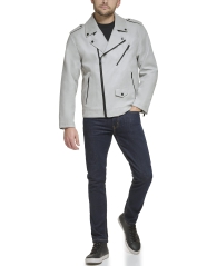Мужская куртка DKNY из экозамши 1159805845 (Серый, L)