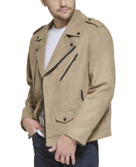 Чоловіча куртка DKNY з екозамші 1159805846 (Бежевий, L)
