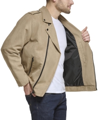 Чоловіча куртка DKNY з екозамші 1159805846 (Бежевий, L)