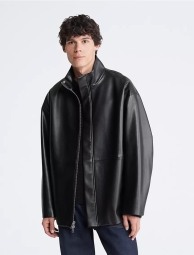 Мужская куртка Calvin Klein из искусственной кожи 1159809163 (Черный, L)