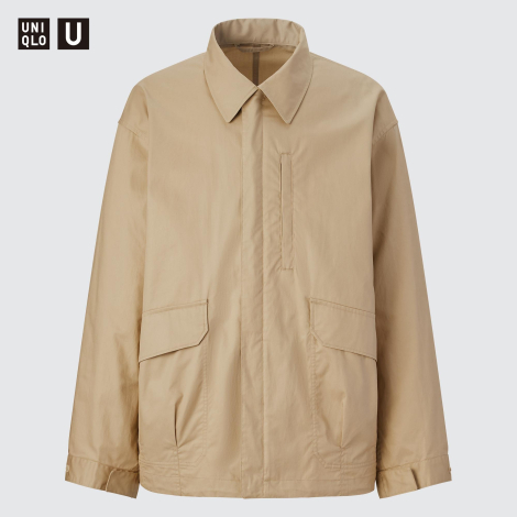 Ветровка UNIQLO на молнии 1159786527 (Коричневый, XL)