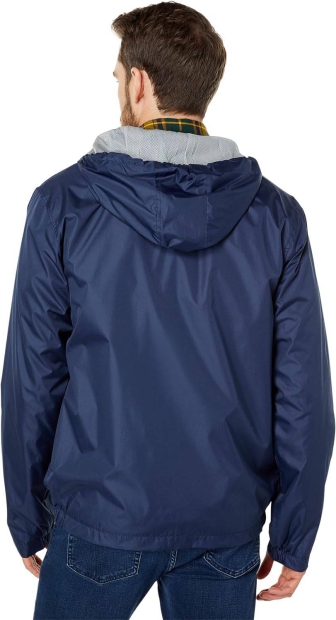 Чоловіча ветровка U.S. Polo Assn з капюшоном 1159800273 (Білий/синій, XXL)