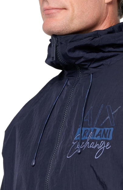 Мужская двусторонняя ветровка Armani Exchange 1159815208 (Синий L)