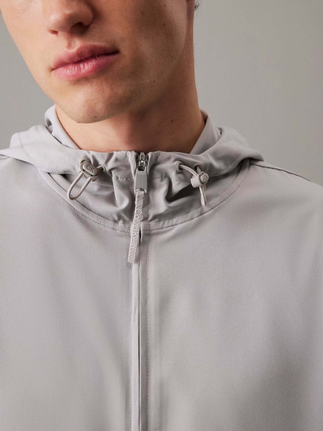 Мужская ветровка Calvin Klein с капюшоном 1159835805 (Серый XL)