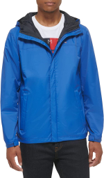 Ветровка мужская Tommy Hilfiger легкая водонепроницаемая куртка с капюшоном 1159778192 (Синий, XS)