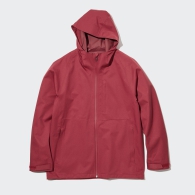 Парка Uniqlo легкая куртка ветровка с капюшоном унисекс 1159779430 (Красный, M)