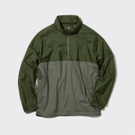Ветровка с защитой от ультрафиолета Uniqlo легкая куртка UV Protection 1159788250 (Зеленый, 3XL)