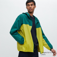 Парка Uniqlo легкая куртка ветровка с капюшоном 1159790946 (Зеленый, 3XL)