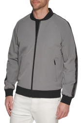 Мужская легкая куртка Karl Lagerfeld Paris с логотипом 1159796301 (Серый, M)