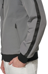Мужская легкая куртка Karl Lagerfeld Paris с логотипом 1159796302 (Серый, L)