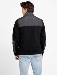 Мужская тканевая куртка GUESS на флисе 1159801503 (Черный, XXL)