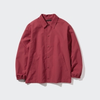 Куртка легка UNIQLO на кнопках 1159812812 (Бордовий, XL)