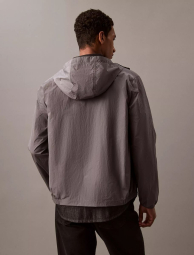 Мужская ветровка Calvin Klein с капюшоном 1159835872 (Серый XXL)