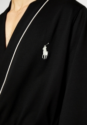 Мужской легкий халат Polo Ralph Lauren 1159807476 (Черный, L/XL)