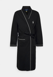 Мужской легкий халат Polo Ralph Lauren 1159807475 (Черный, S/M)