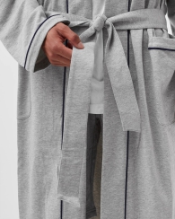 Мужской легкий халат Polo Ralph Lauren 1159807479 (Серый, L/XL)