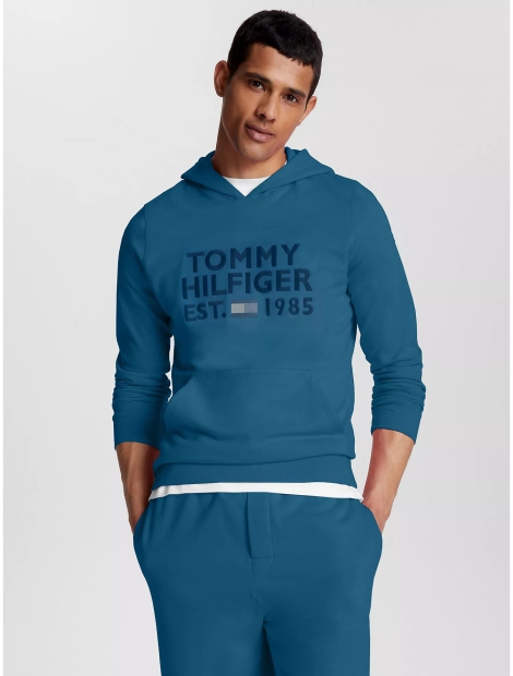 Чоловічий худий Tommy Hilfiger жіноча толстовка на флісі 1159797287 (Білий/синій, M)