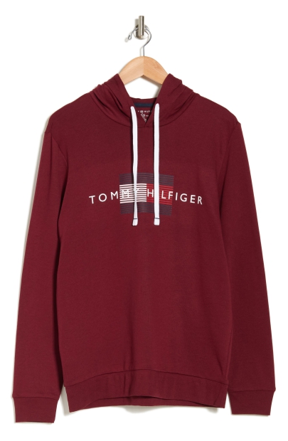 Чоловіче худі Tommy Hilfiger з капюшоном 1159797533 (Бордовий, M)