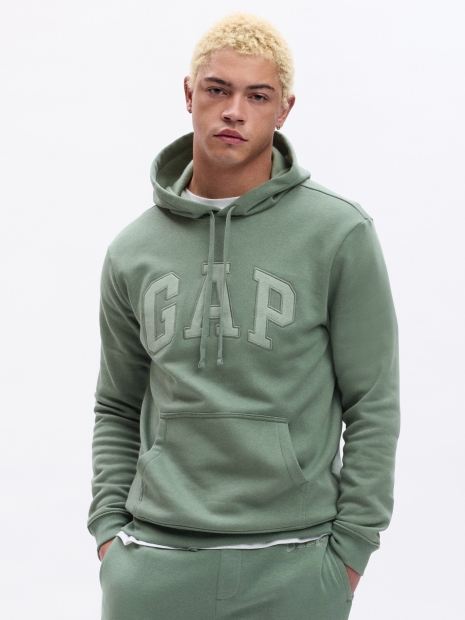 Мужское худи GAP кофта на флисе 1159802711 (Зеленый, XL)