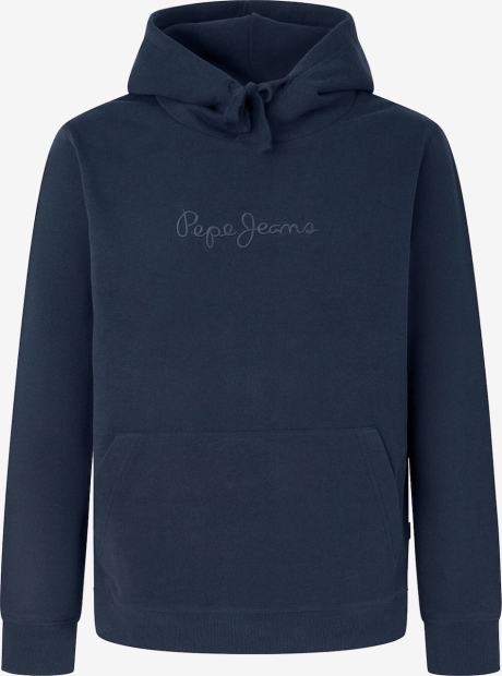 Мужское худи Pepe Jeans London с логотипом 1159812183 (Синий, L)