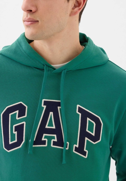 Толстовка чоловіча худі GAP кофта з капюшоном 1159814057 (Зелений, M)