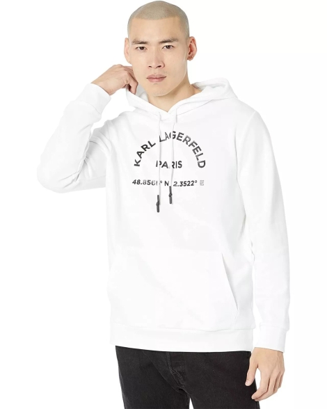 Мужское худи Karl Lagerfeld Paris 1159820419 (Белый XXL)