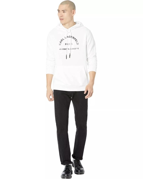 Мужское худи Karl Lagerfeld Paris 1159820419 (Белый XXL)