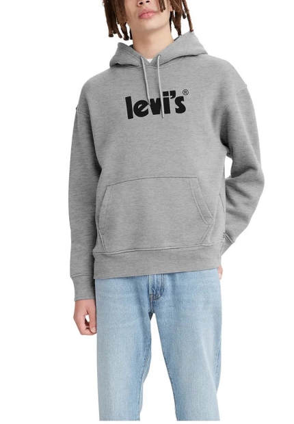 Толстовка Levi's мужское худи 1159829581 (Серый XXL)